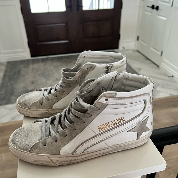 Golden Goose Slide Sneakers size 39 worn only twice. - Picture 5 of 9